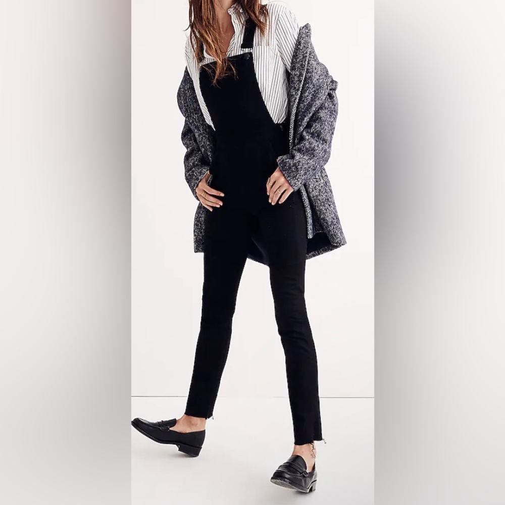 Madewell Skinny Overalls: Raw Hem Edition - Size M